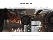 Tablet Screenshot of baumcycles.com
